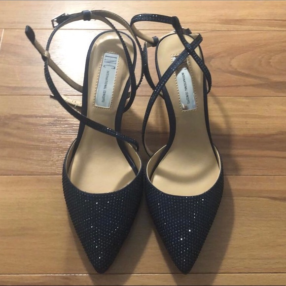 INC International Concepts Shoes - INC INTERNATIONAL CONCEPTS Navy Blue Heels